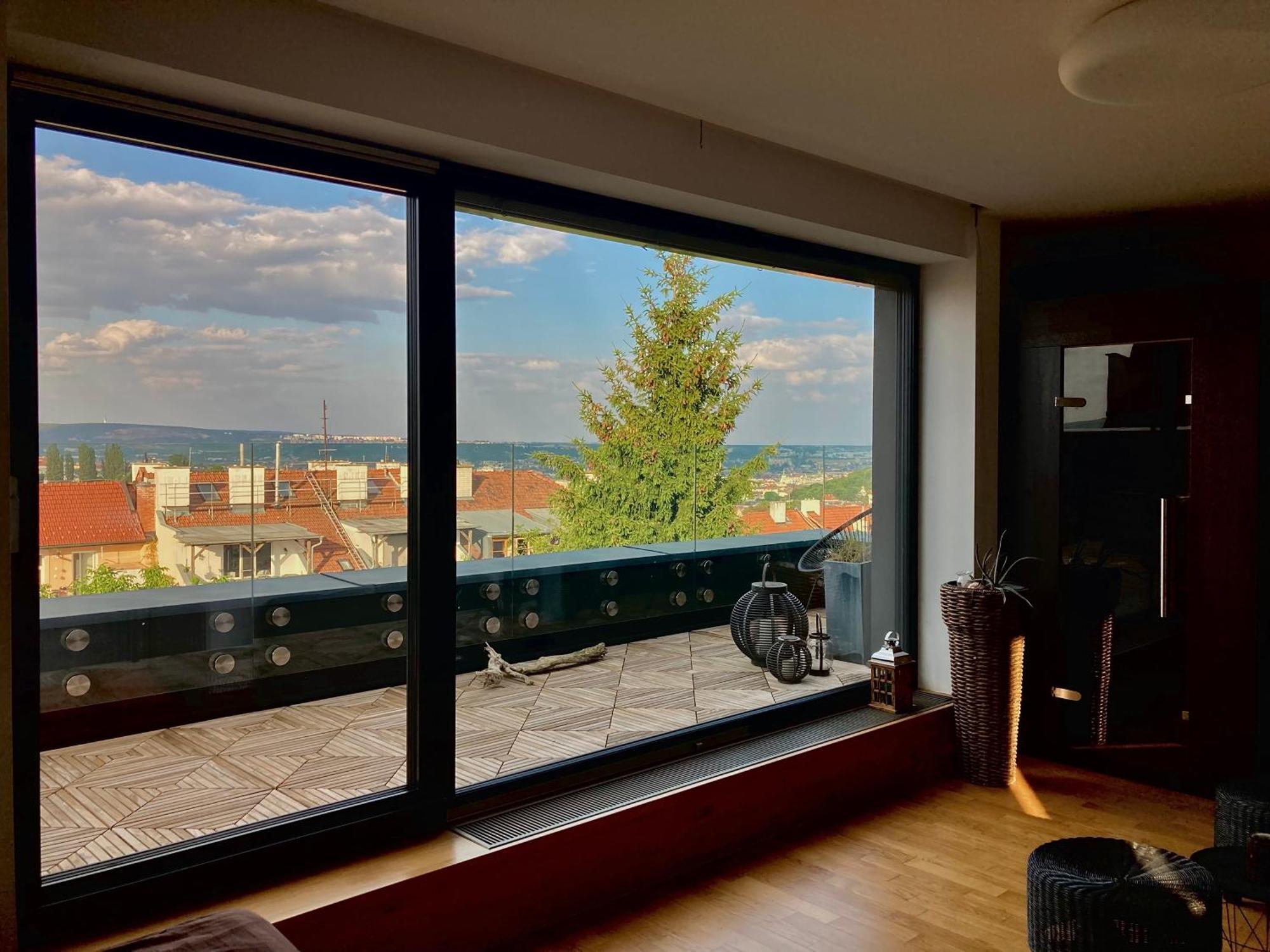Apartman Se Saunou A Terasou S Vyhledem Na ברנו מראה חיצוני תמונה